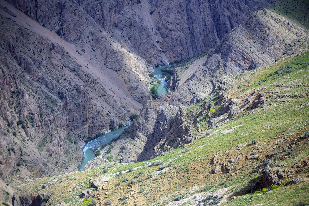 aerial photography of body of water