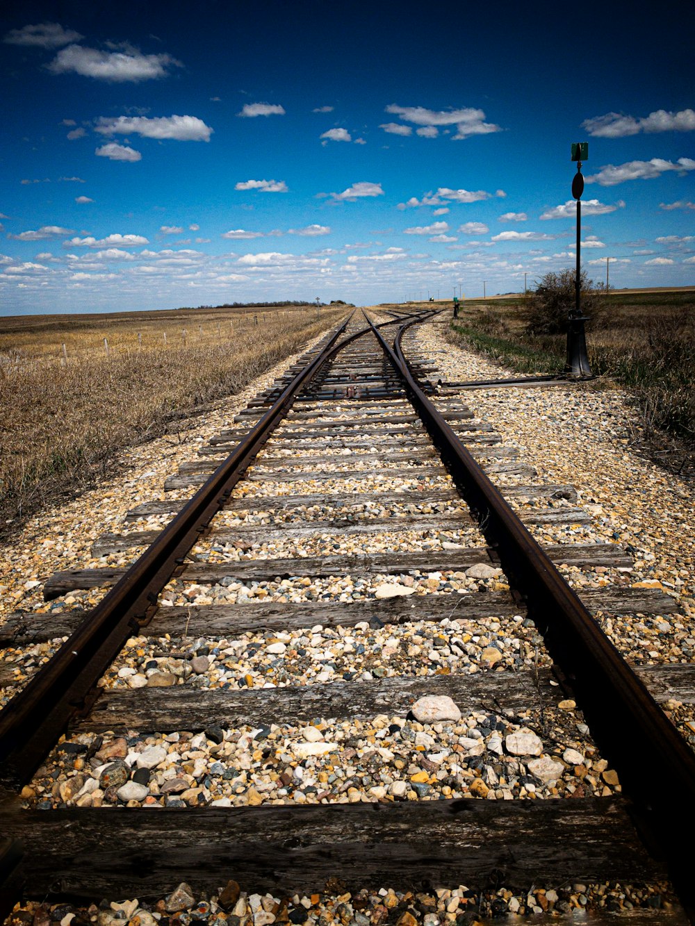 empty train railroad