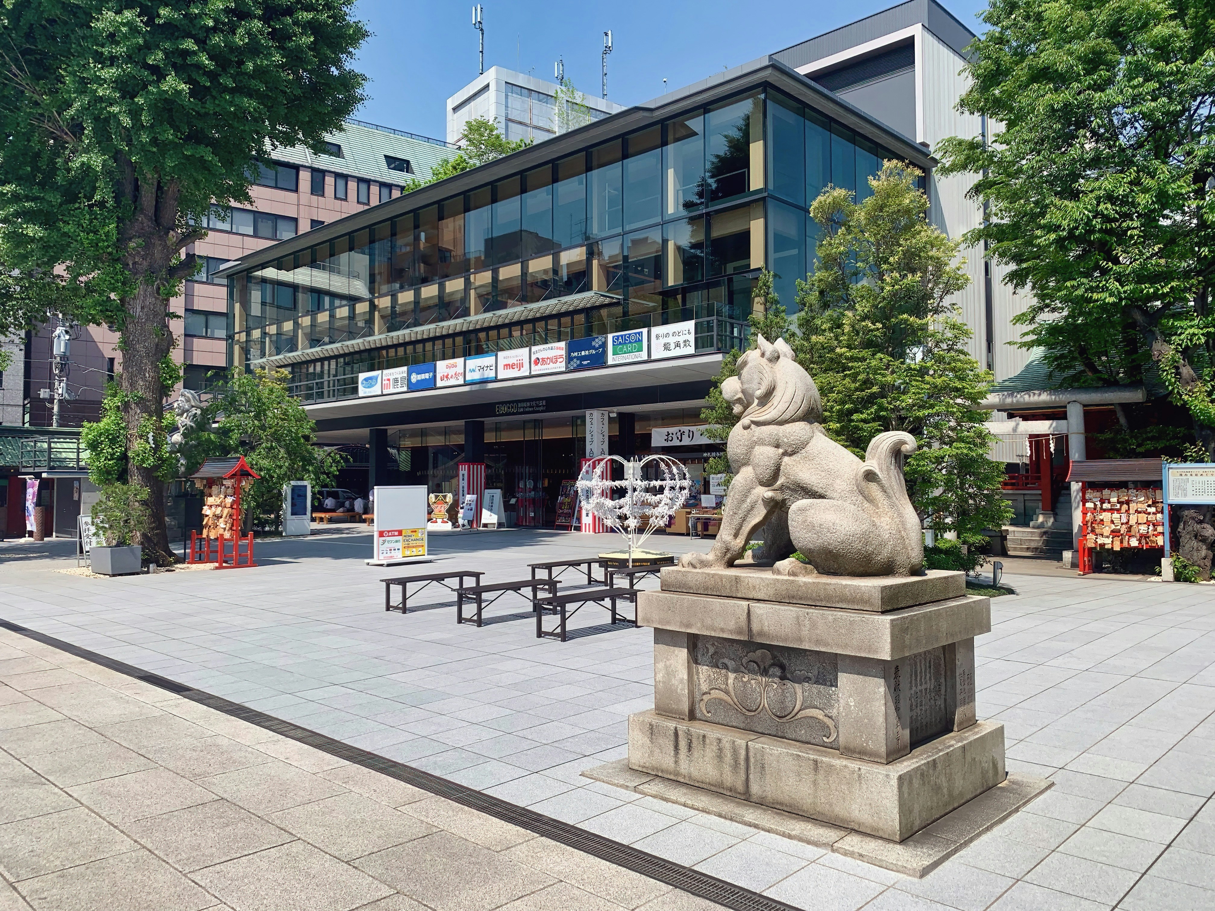 photo of black and white concrete 2-storey building