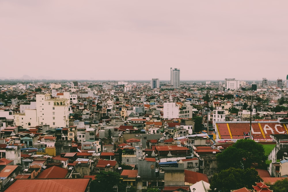 aerial photo of city buildings during daytime