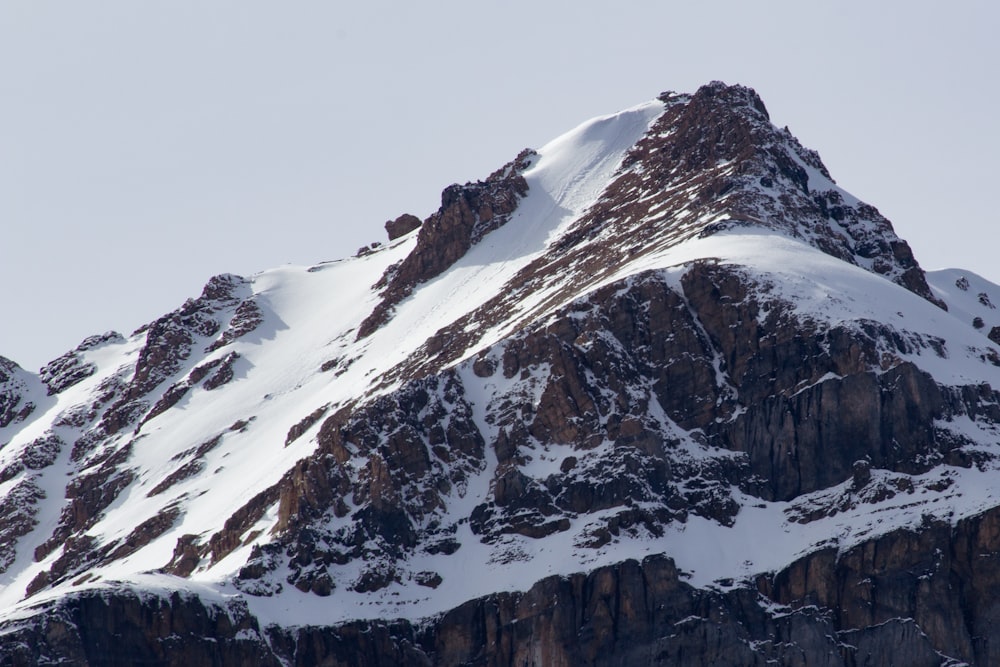 snow capped mountain