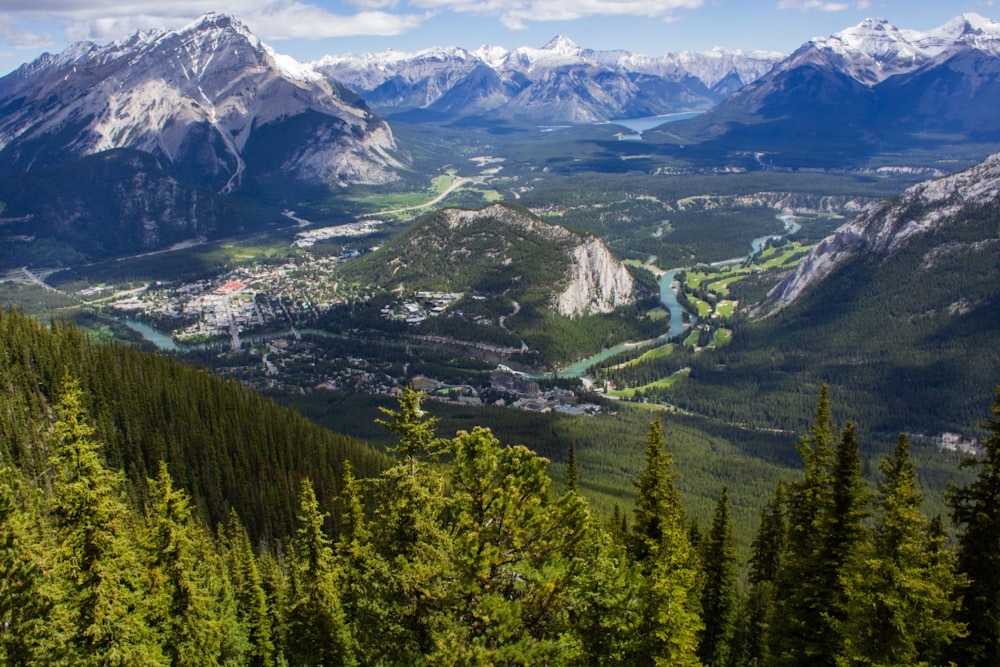 landscape photo of of snow covered mountain during daytime