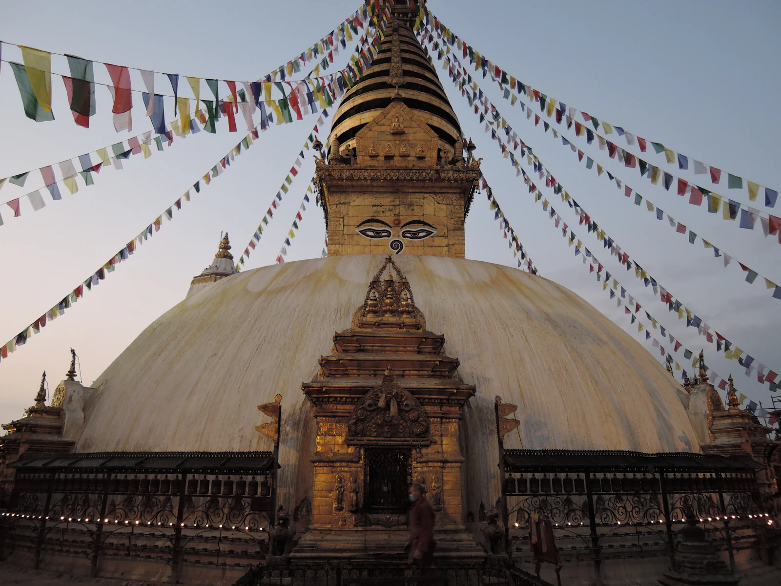 Historic brick square in the Kathmandu Valley