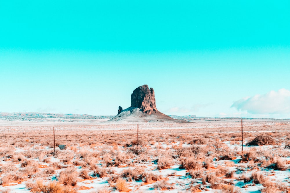 rock mountain during daytime