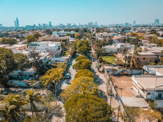 Aerial view of Brooklyn showcasing residential neighborhoods.