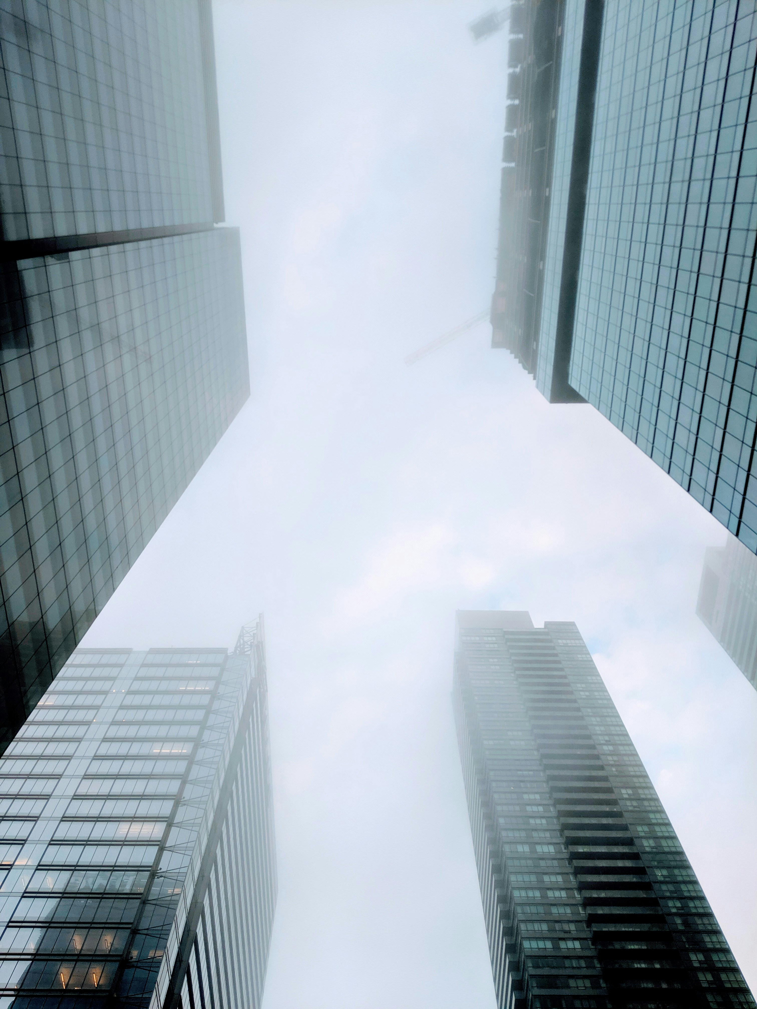 low angle photography of building