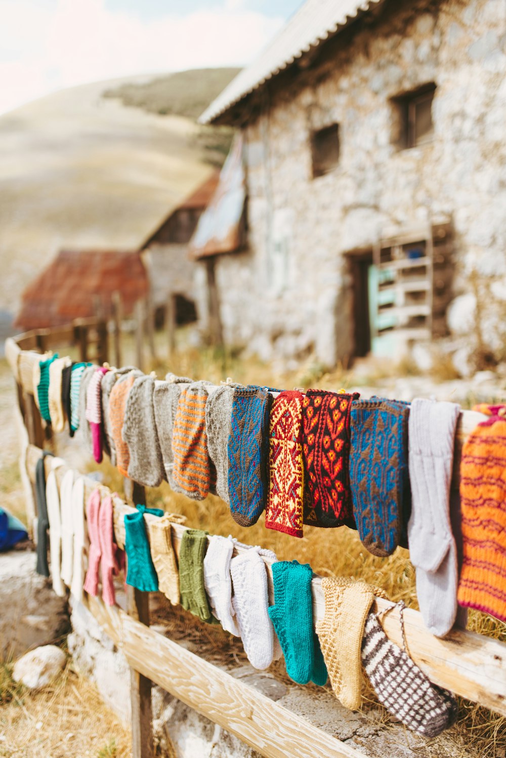 hanged apparels during daytime