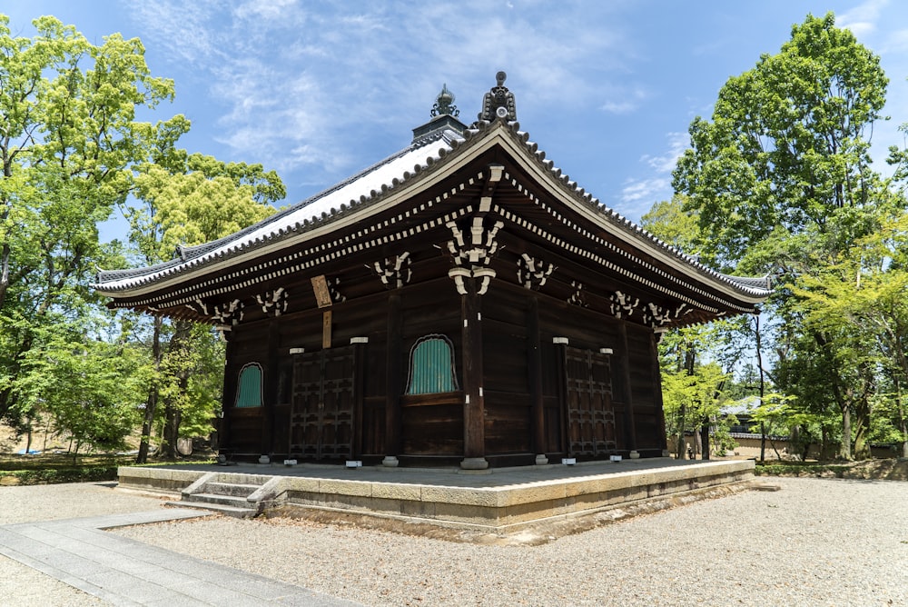 brown wooden house