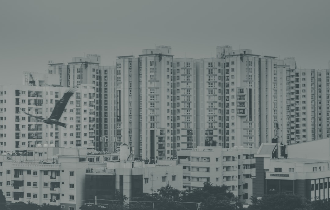 grayscale photography of skyscraper,