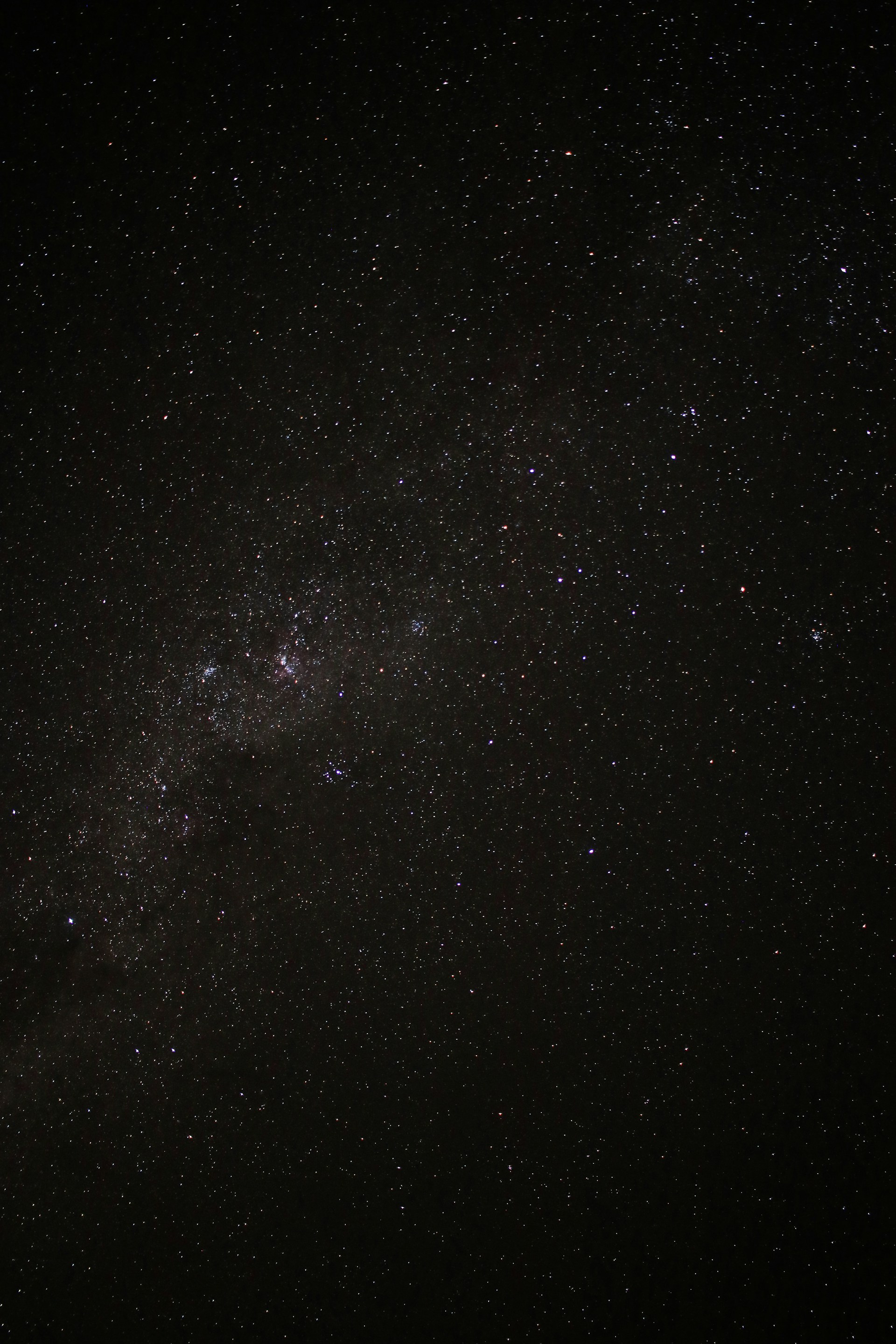 the night sky is filled with stars