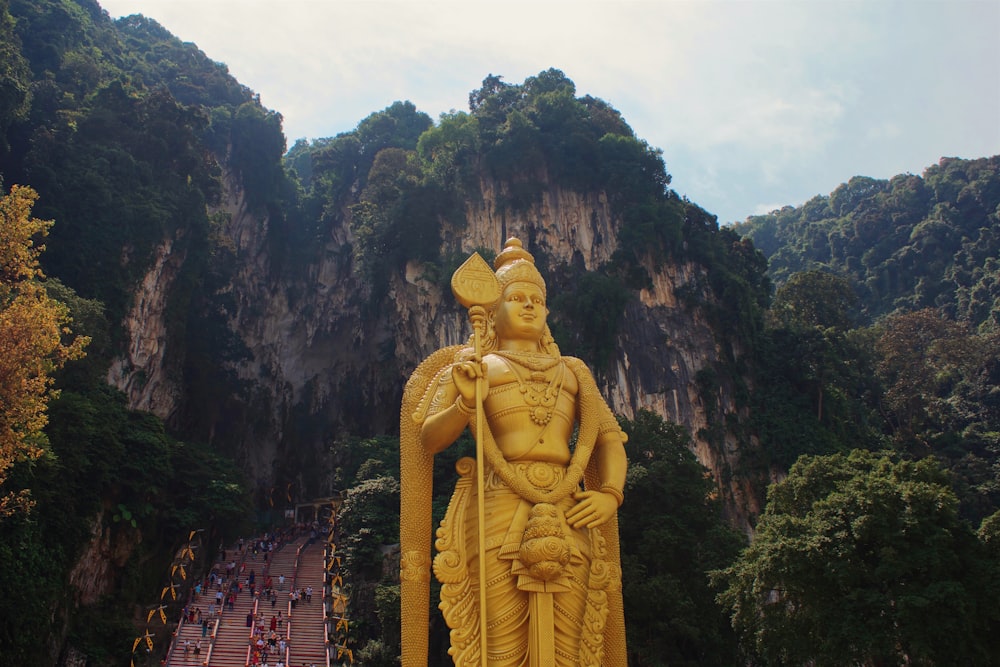 golden Buddha statue