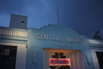 The art-deco Central Market building, Kuala Lumpur