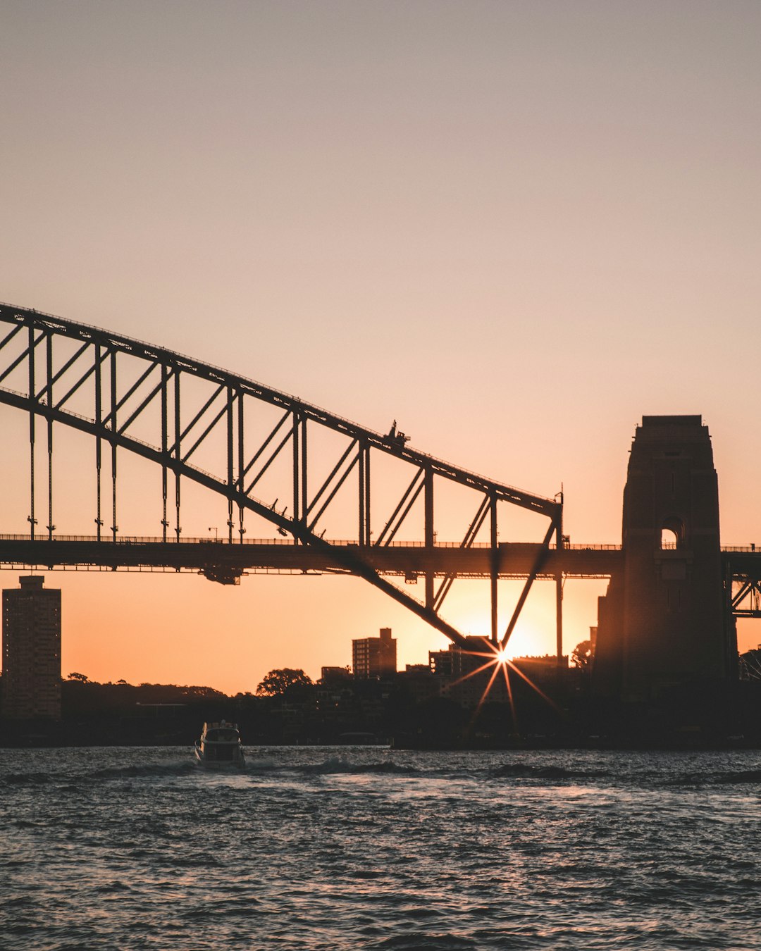 brown concrete bridge during sunset