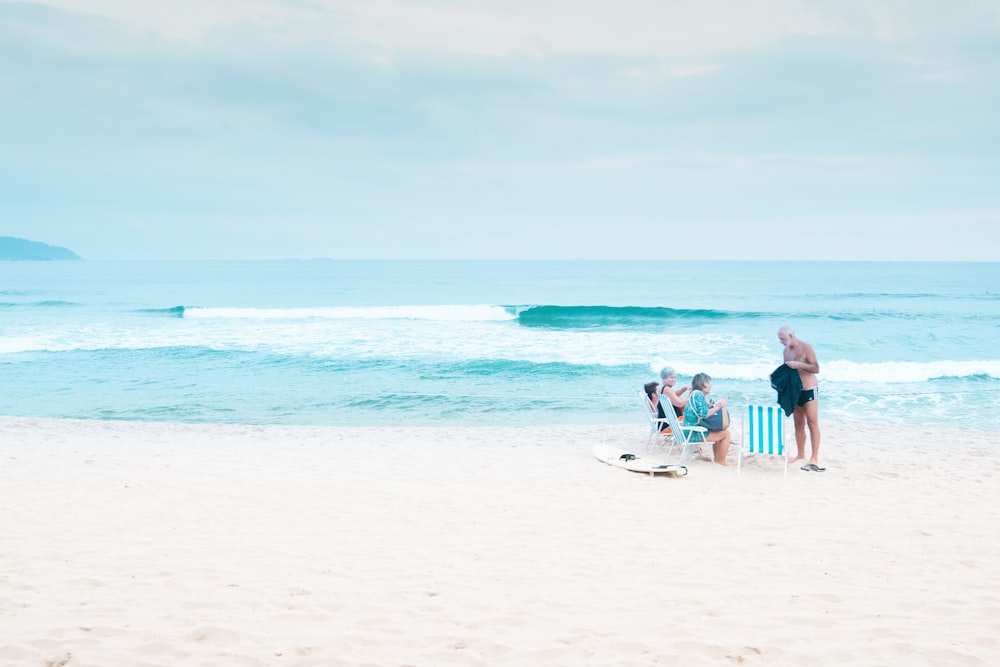 people on beach