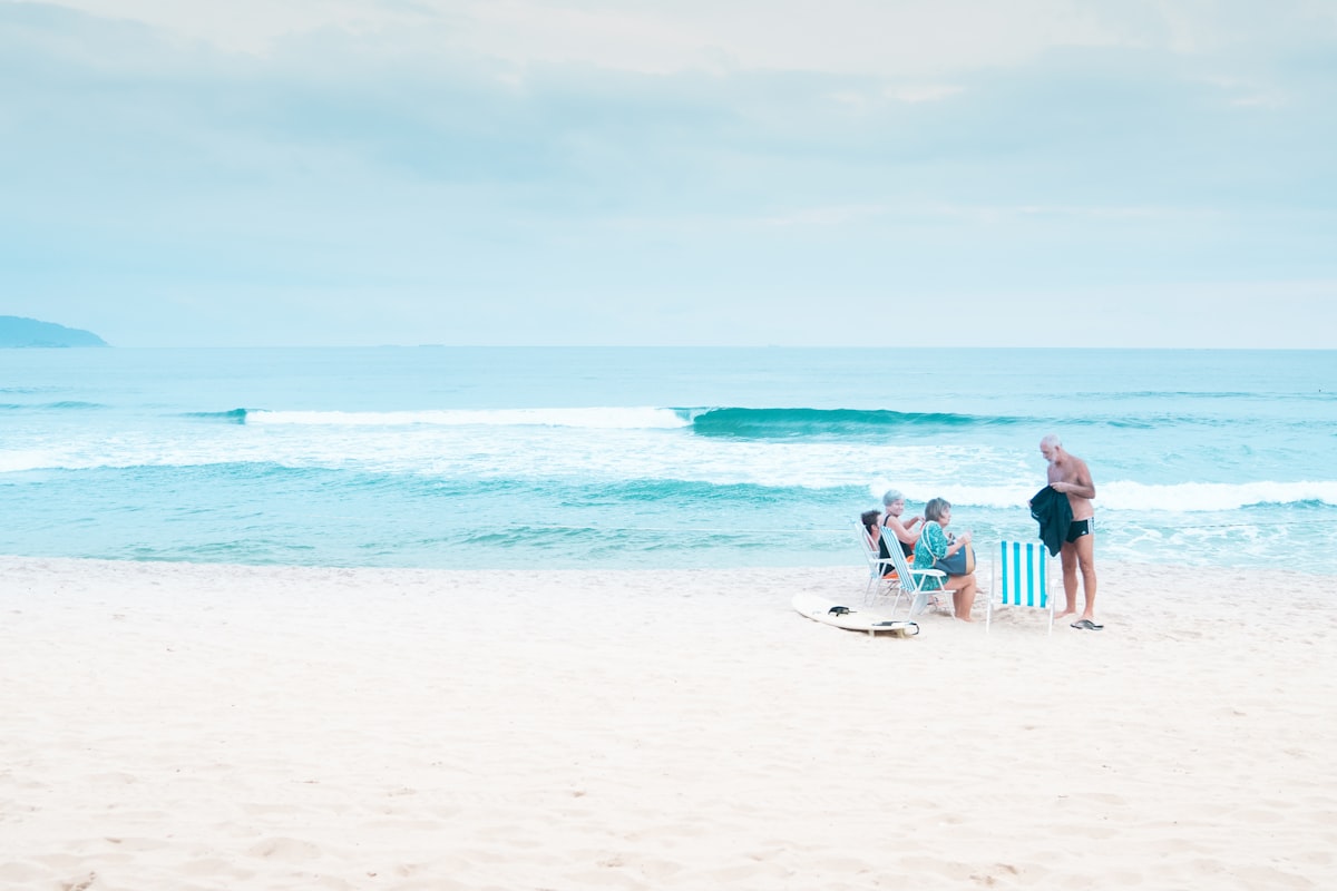 People on beach