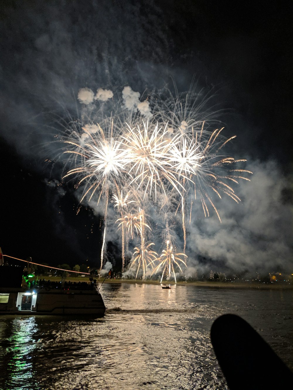 fireworks at night