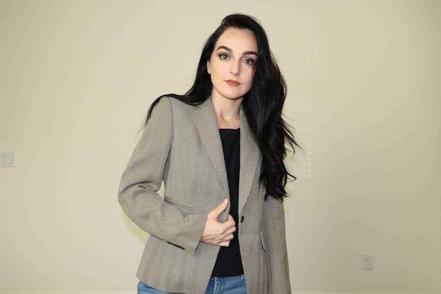 Blazer structuré anthracite Manteau Naf Naf manteaux et vêtements d'extérieur