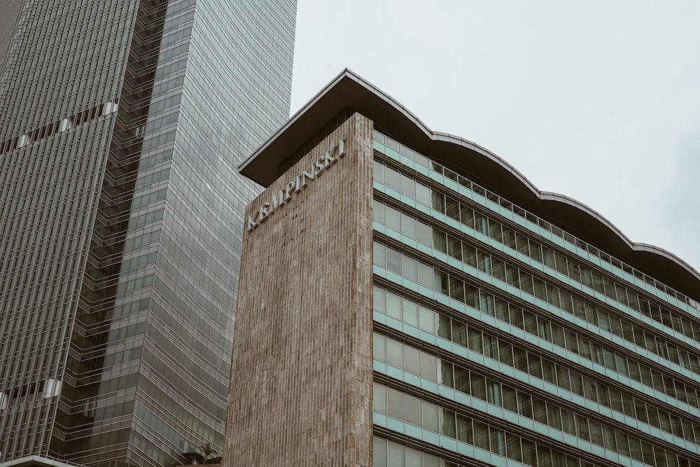 architectural photo of black and brown building