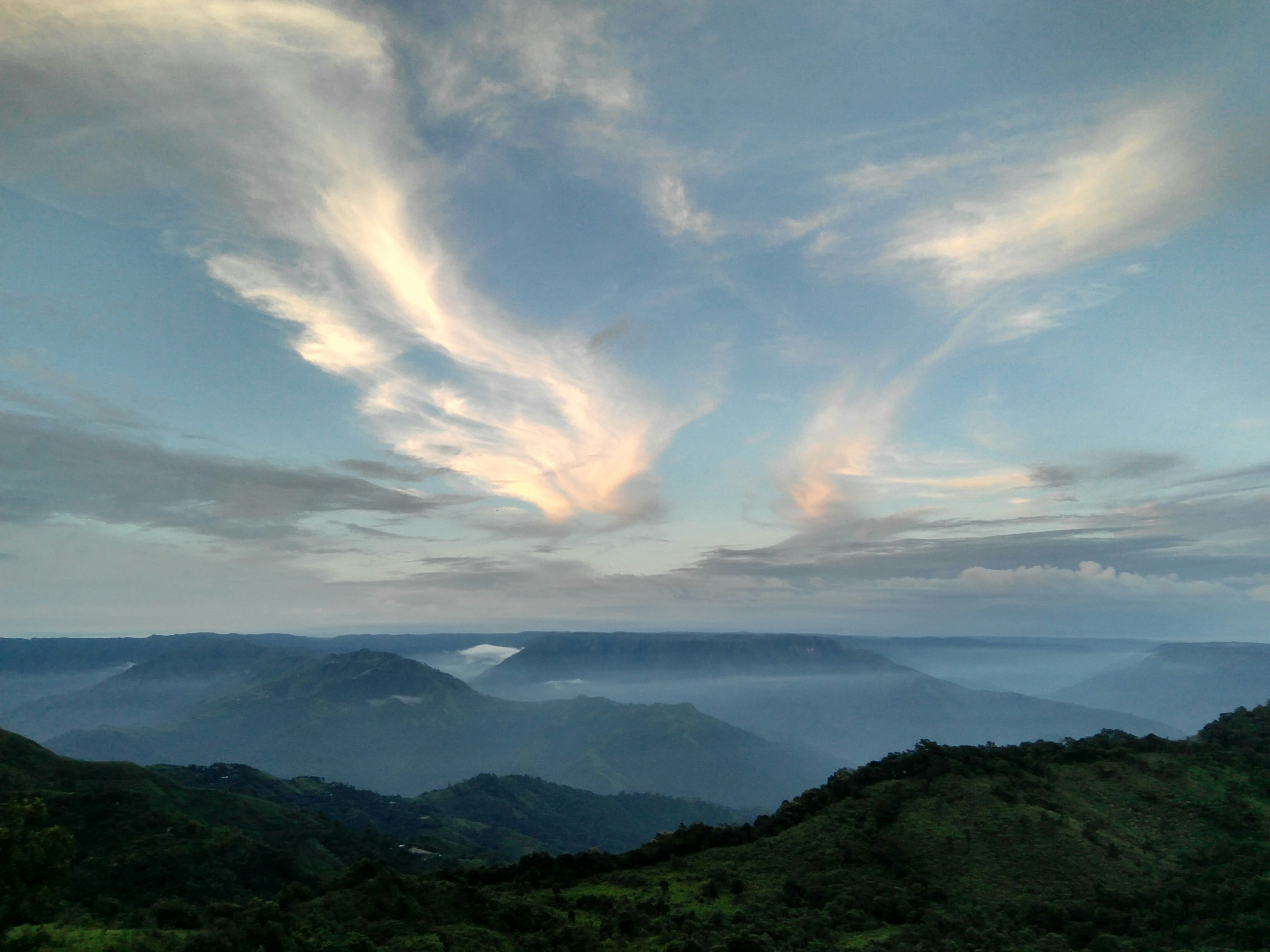 Aerial view of Meghalaya