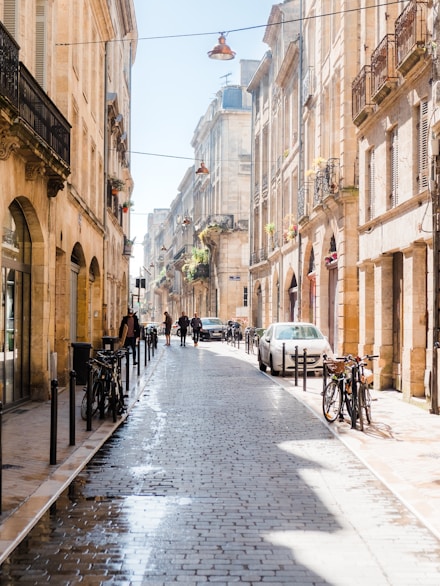Photographie d'une rue de Bordeaux