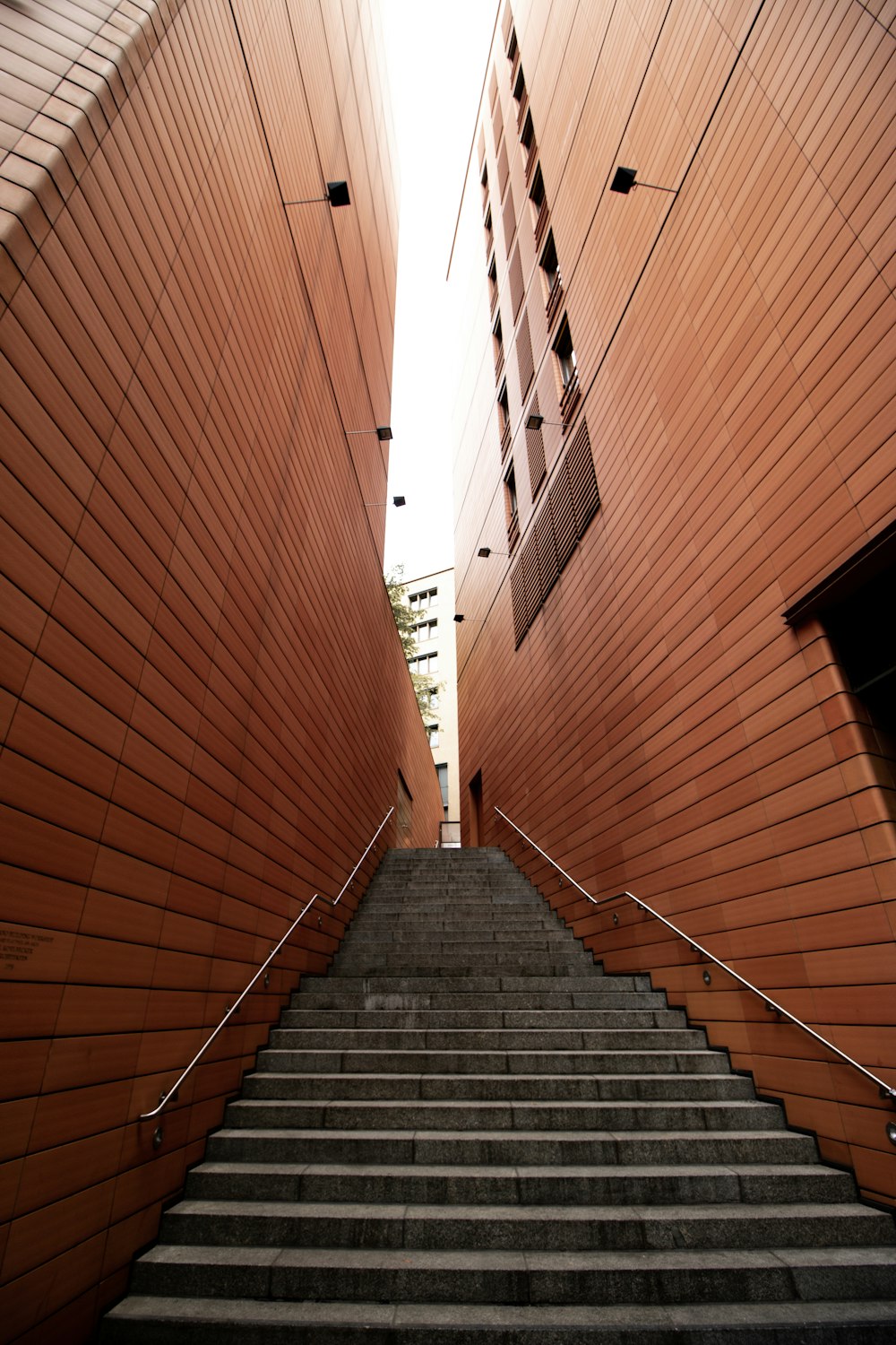stairway between buildings