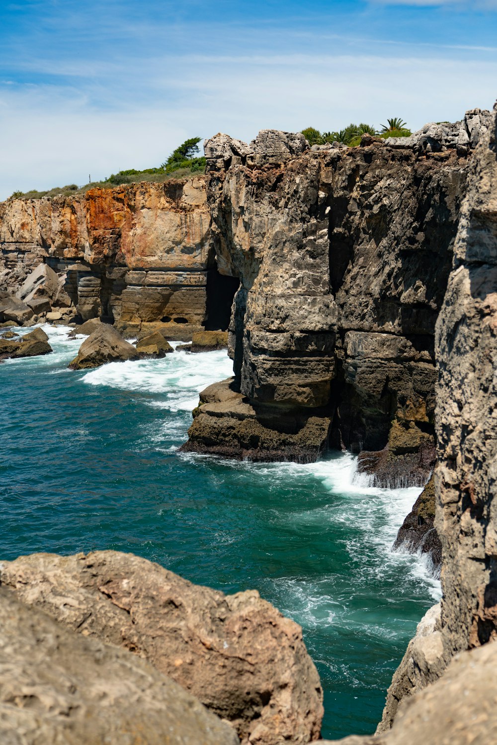 gray cliff during daytime