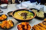 cooked dish on table