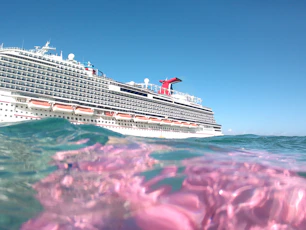 cruise ship during daytim