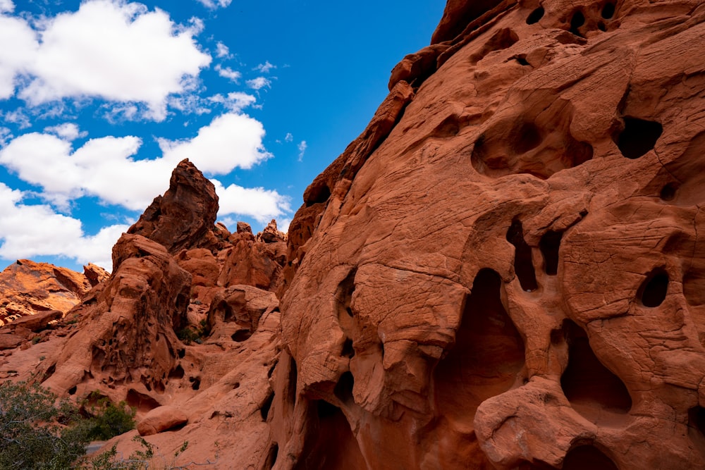 brown rock formation during daytime