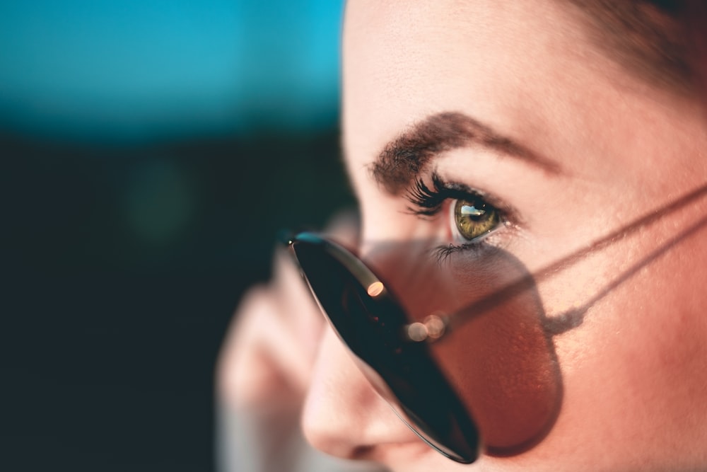 woman wearing sunglassses