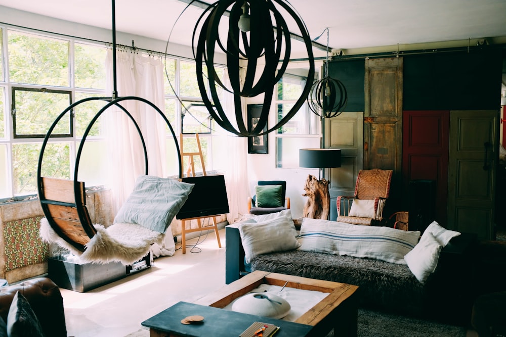 modern-styled bedroom interior