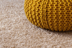 yellow knitted bag