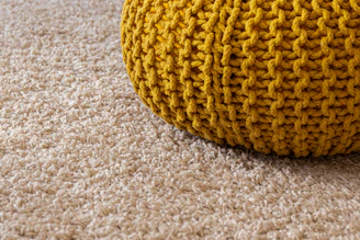 yellow knitted bag