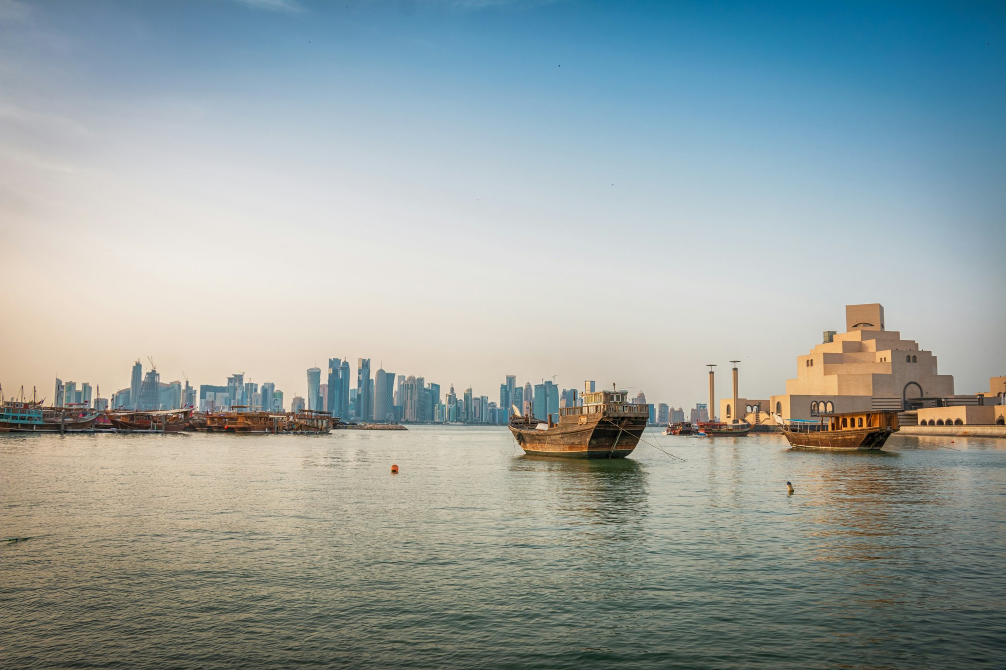 The skyline of Doha, Qatar (Ukraine Name via Unsplash)
