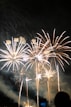 time lapse photography of fireworks display