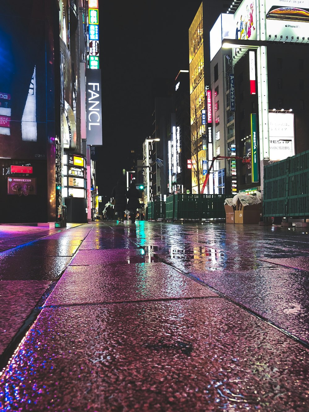 black and gray city buildings during nighttime