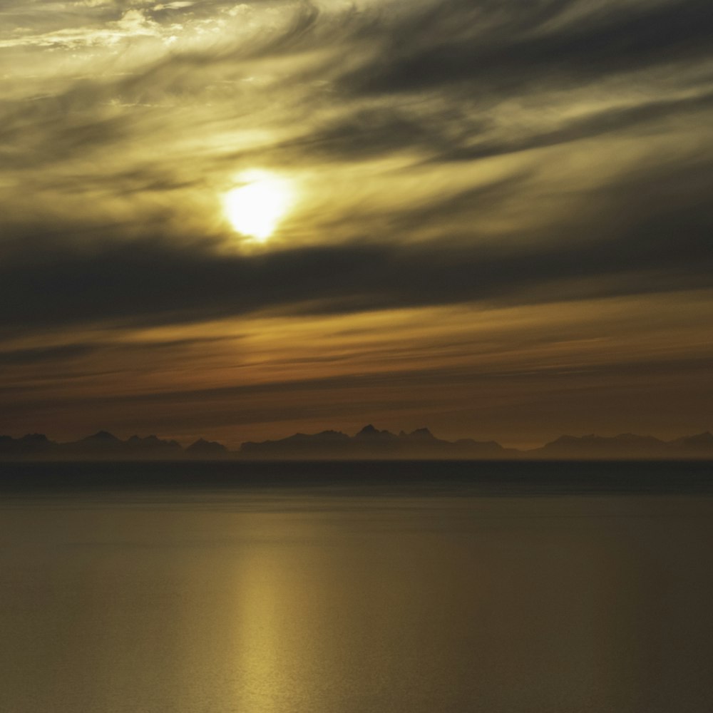 landscape photography of during golden hour by the sea