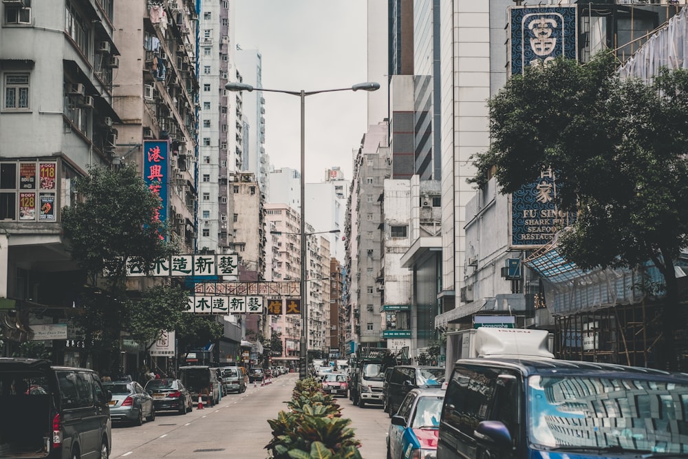 cars on road