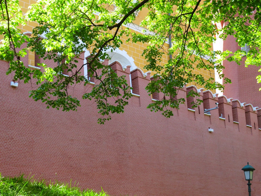 brown castle wall photo