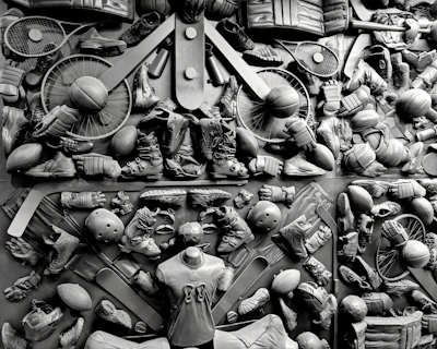 A cozy corner showcasing men's soccer socks and shin guards arranged neatly.