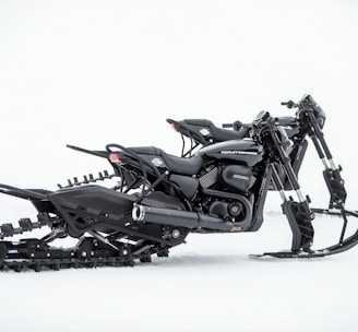 black snow motocycle