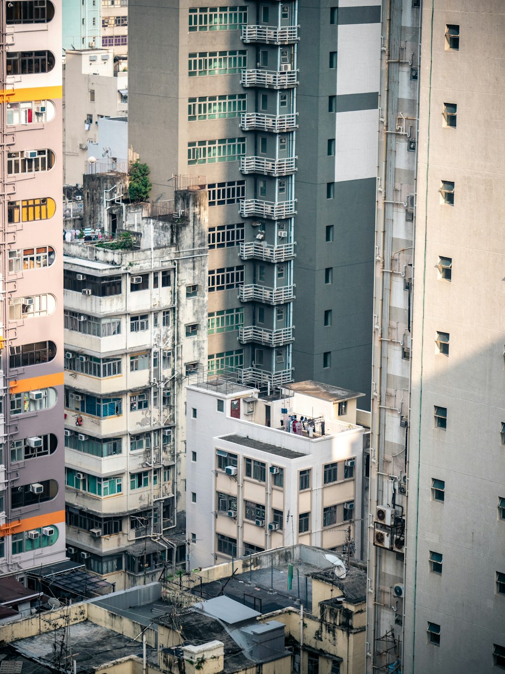 Vista de los edificios