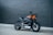 black and orange motorcycle