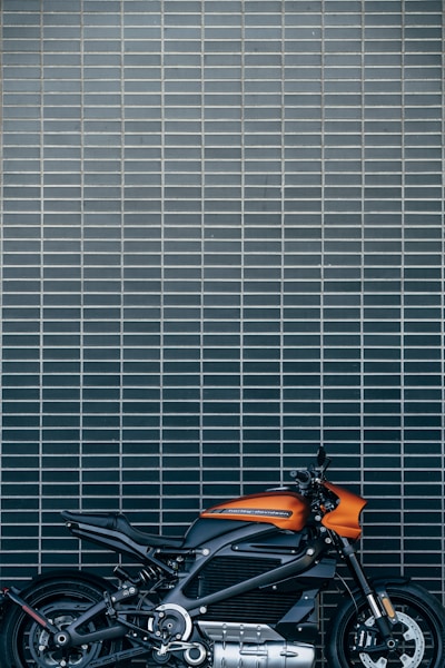 Classic Motorcycle in Garage