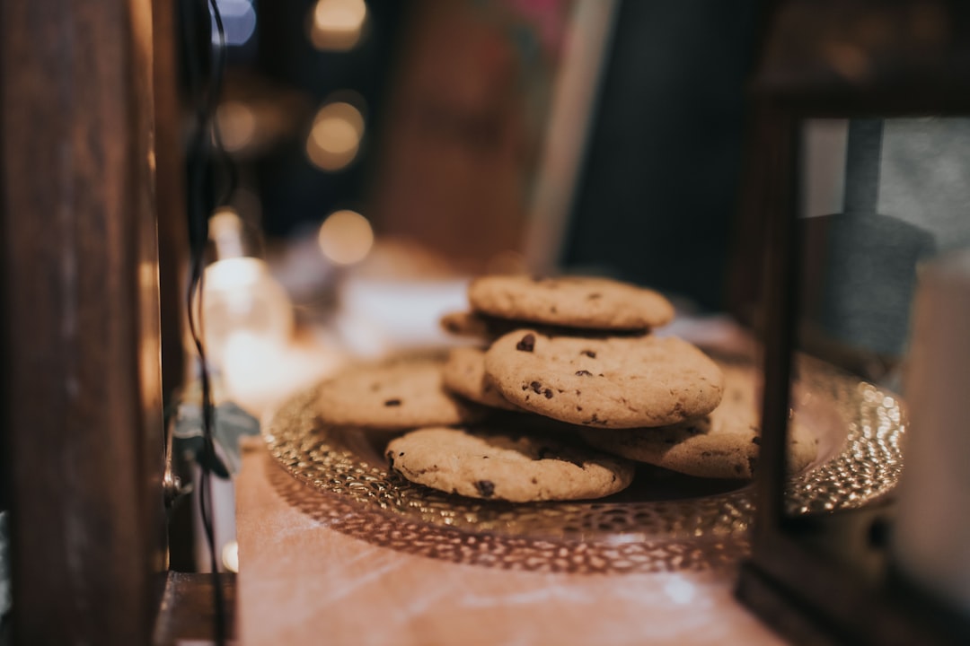 brown cookies on plate