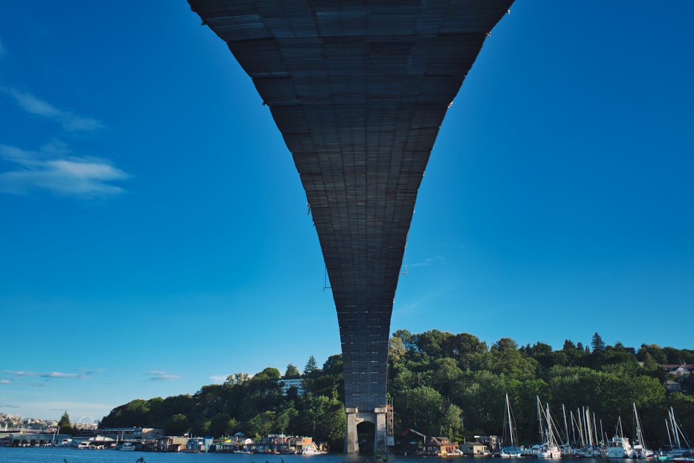 gray bridge at daytime