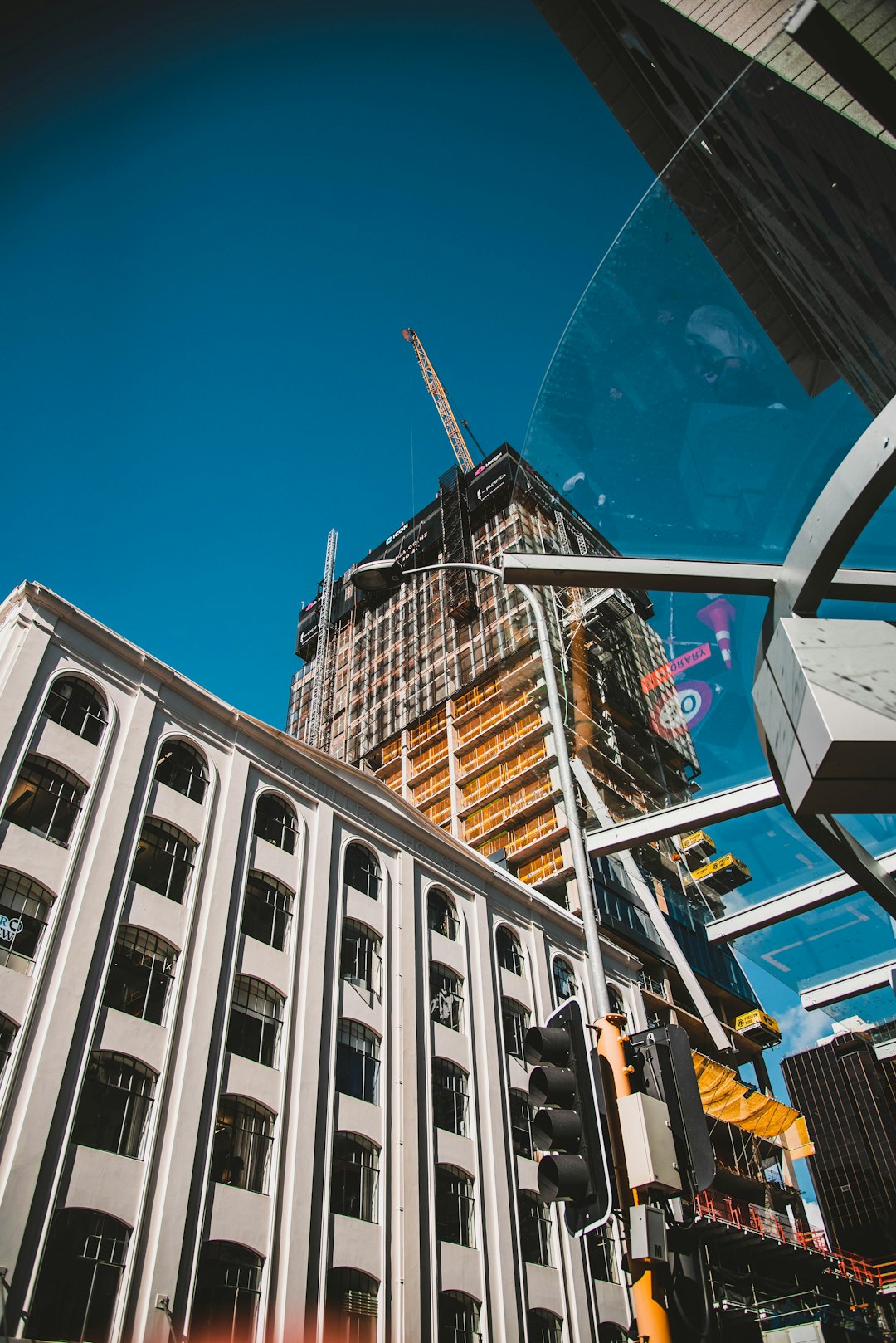 low angle photography of high-rise building