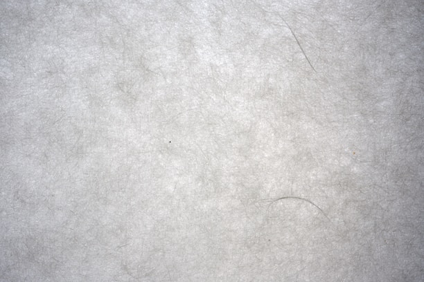 A textured surface with a fibrous, paper-like appearance. The material has a light gray tone with visible fibers and a slightly rough texture, giving it a natural and organic look.