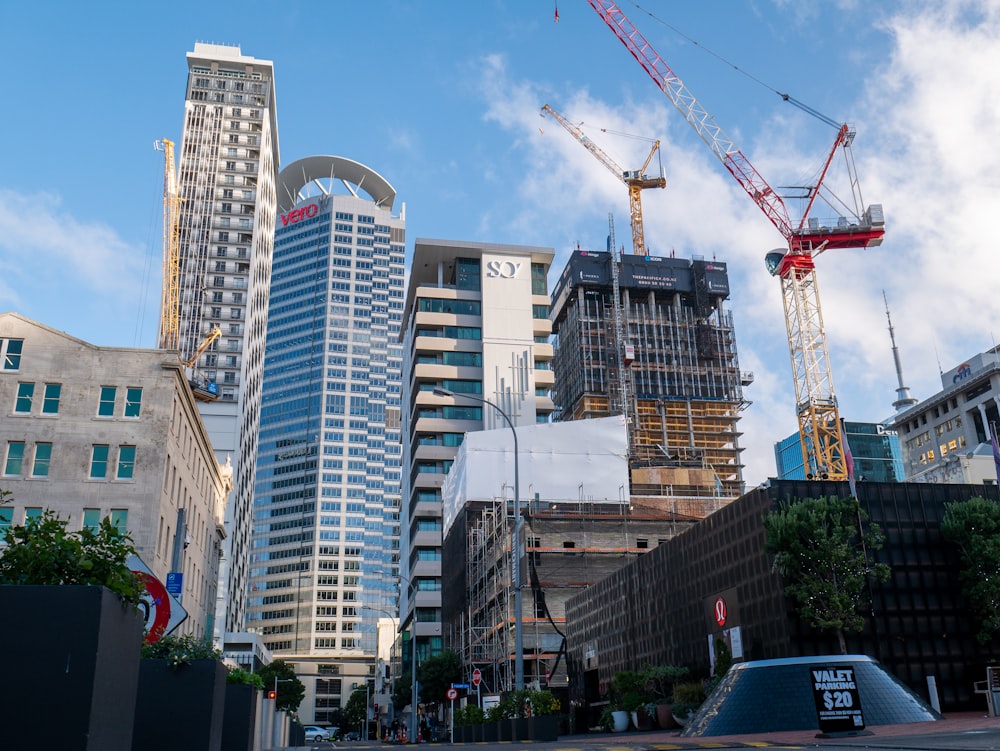 grey high-rise buildings