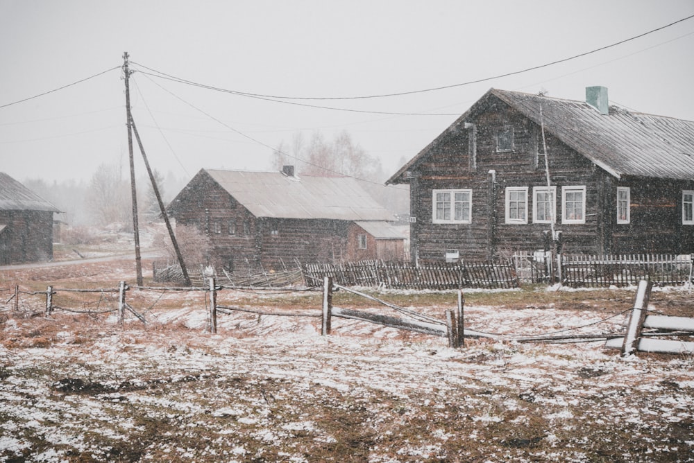 house with fence